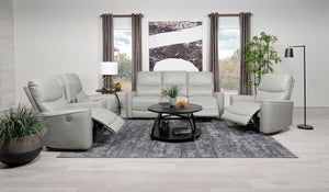 Coaster Greenfield 3-Piece Power Reclining Sofa Set Ivory