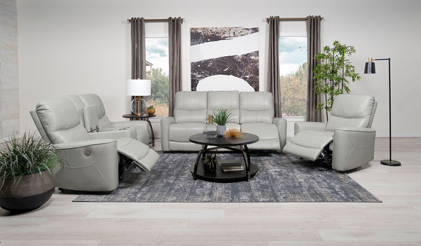 Coaster Greenfield 3-Piece Power Reclining Sofa Set Ivory