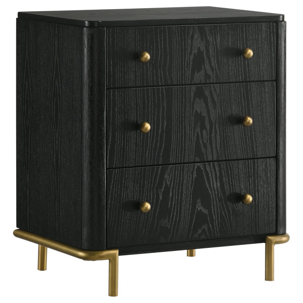 Coaster Arini 5-Piece King Bedroom Set Black & Natural