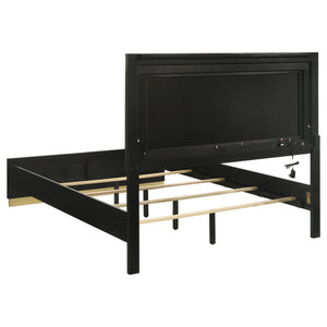 Coaster Caraway 5-Piece California King Bedroom Set Black