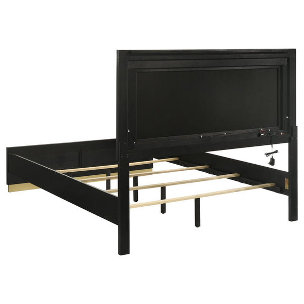 Coaster Caraway 5-Piece California King Bedroom Set Black