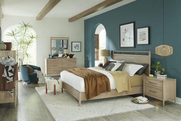 aspenhome shiloh dresser in champagne