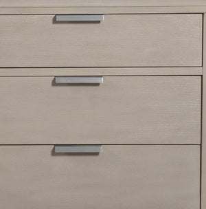 palmetto home pearl 6-drawer dresser in soft light sand