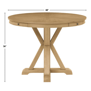 Steve Silver Rylie Counter-Height Table In Natural Finish