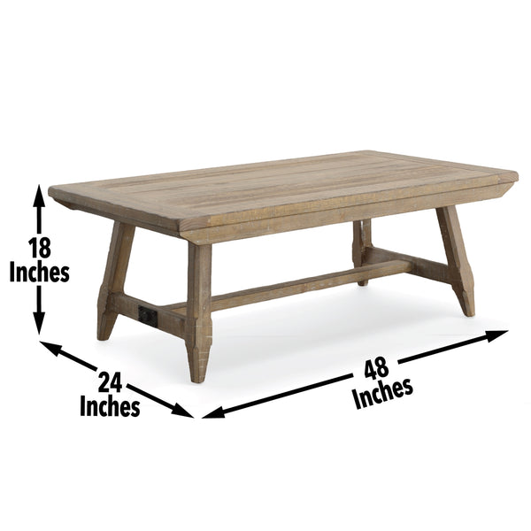 Steve Silver Riverdale 3-Piece Table Set In Driftwood