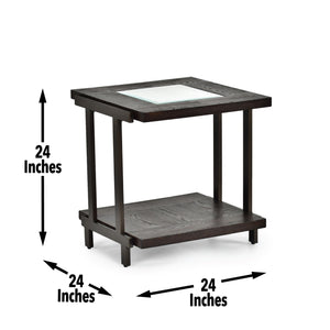 Steve Silver Terrell Smokey Brown 3-Piece Cocktail Table & 2 End Tables Set