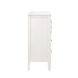 New Classic Andover 60-Inch Dresser with Doors in White
