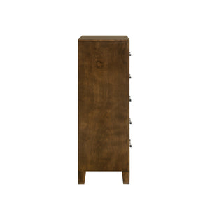 New Classic Ballard 5-Drawer Chest in Walnut