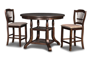 New Classic Bixby Counter-Height Dining Table in Espresso