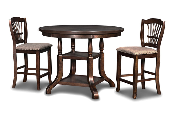 New Classic Bixby Counter-Height Dining Table in Espresso