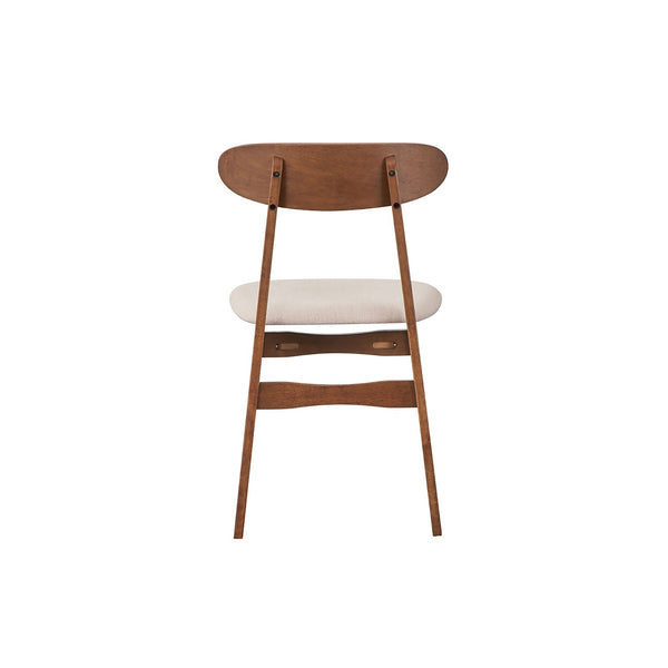 New Classic Morocco Upholstered Dining Chair with Natural Seat Cushion