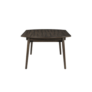 New Classic Rex 65-Inch Round Table With Self Storing Leaves in Walnut