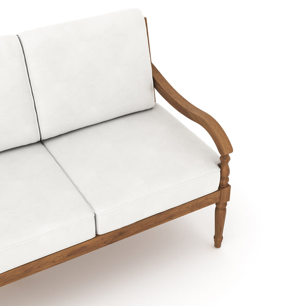 New Classic Savannah Outdoor Sofa in White Linen