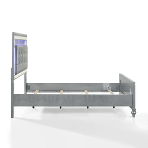 New Classic Valentino Full Headboard in Silver