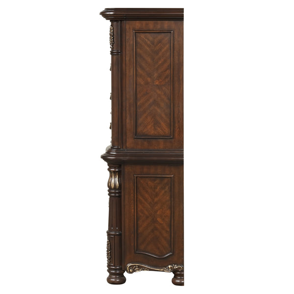 New Classic Bella Notte Chest in Mahogany Brown