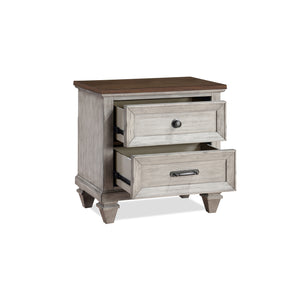 New Classic Mariana Nightstand with USB in Vintage Creme