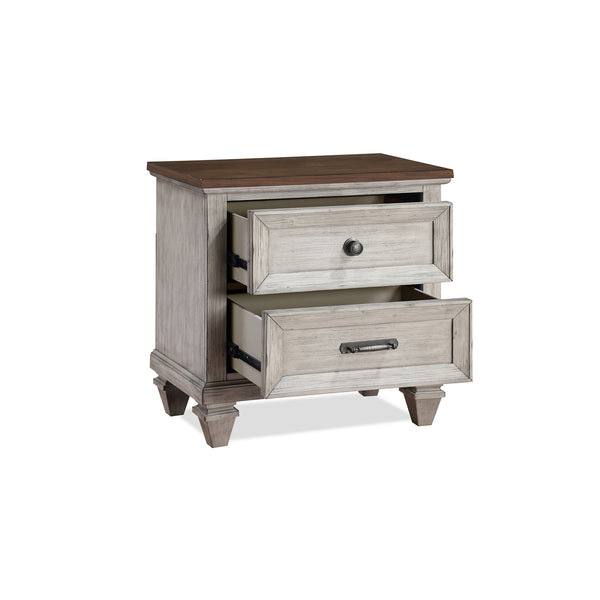 New Classic Mariana Nightstand with USB in Vintage Creme