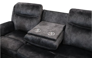 New Classic Park City Sofa with Power Footrest in Slate
