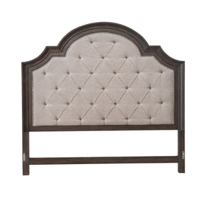 Liberty Furniture Paradise Valley Saddle Brown California King Upholstered Bed