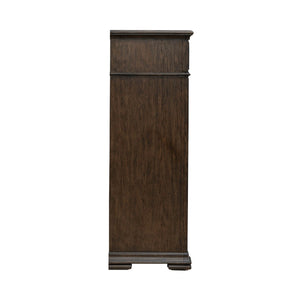 Liberty Furniture Provence Park Chateau Brown 6-Drawer Chest with Square Turned Pilasters