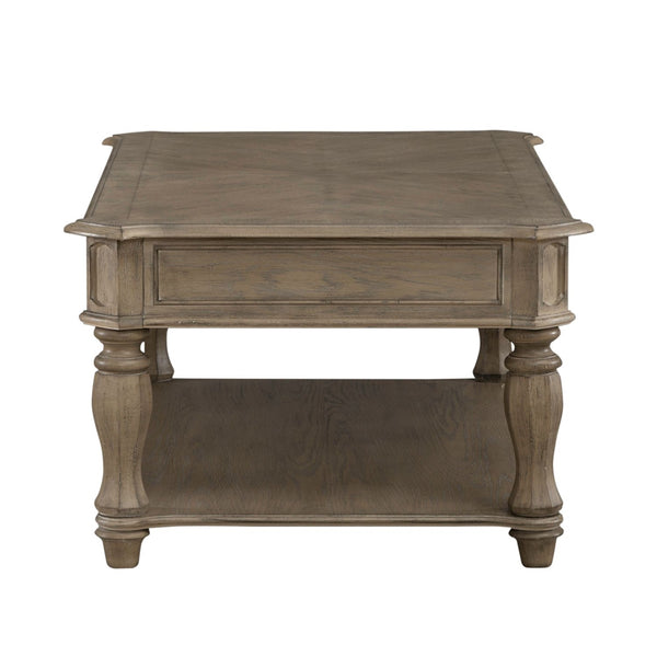 Liberty Furniture Magnolia Manor Weathered Bisque 3-Piece Cocktail Table with Casters Set