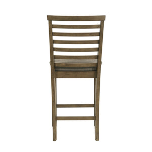 Liberty Furniture Brook Bay Sandstone Upholstered Ladderback Counter Chair