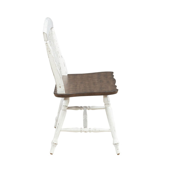 Liberty Furniture Al Fresco Graphite & Whitestone Two-Tone Slat Back Bench