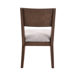 Liberty Furniture Cascade Falls Satin Espresso Panel Back Upholstered Side Chair