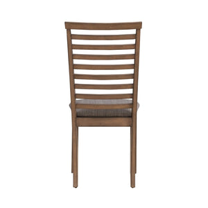 Liberty Furniture Brook Bay Sandstone Upholstered Ladderback Side Chair