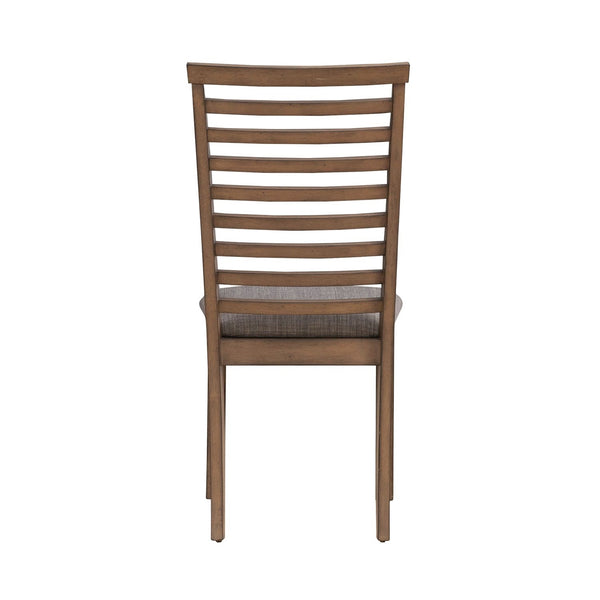 Liberty Furniture Brook Bay Sandstone Upholstered Ladderback Side Chair