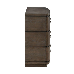 Liberty Furniture Cascade Falls Satin Espresso 9-Drawer Dresser with Starburst Veneer Pattern Top