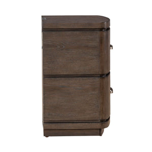 Liberty Furniture Cascade Falls Satin Espresso Nightstand With Charging Station
