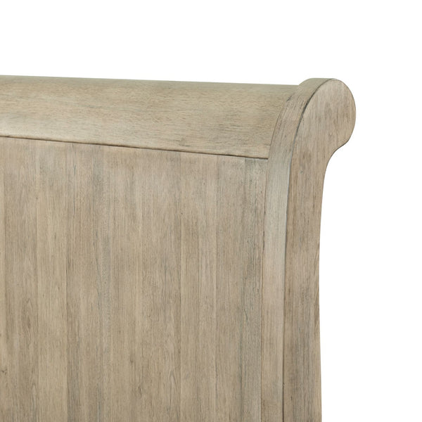 Liberty Furniture Rustic Traditions Saddle Tan Classic Louis Philippe Queen Sleigh Bed