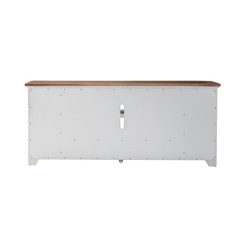 Liberty Furniture Fireplace TV 80-Inch Console with 2 Doors & 2 Drawers