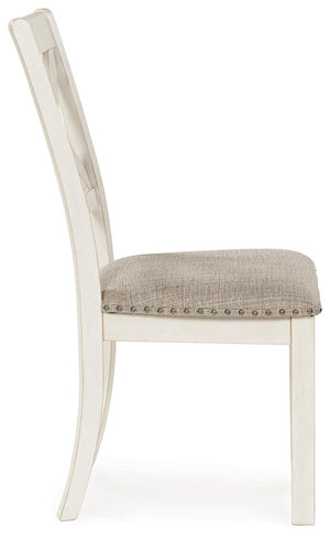 Robbinsdale Upholstered Dining Side Chair Antique White