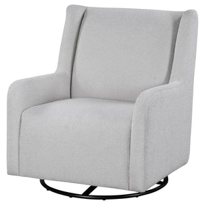 Coaster Serra Boucle Upholstered Swivel Glider Dove Grey