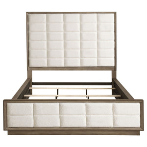 Coaster Durango 80-Inch California King Panel Bed Taupe Oak