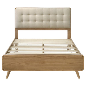 Coaster Robyn Wood California King Platform Bed Light Ash