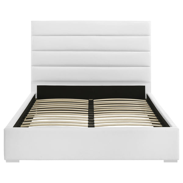 Coaster Felicity 53-Inch Upholstered California King Bed White