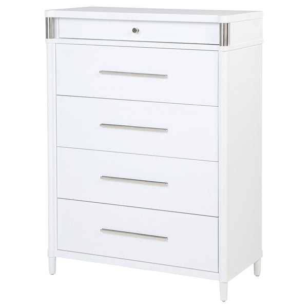 Coaster Gracemont 5-Drawer Bedroom Chest Of Drawers White