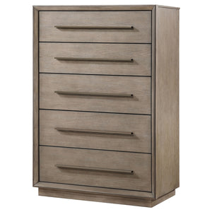 Coaster Durango 5-Drawer Bedroom Chest Taupe Oak