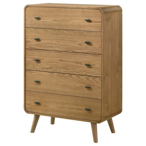 Coaster Robyn 5-Drawer Bedroom Chest Of Drawers Light Ash