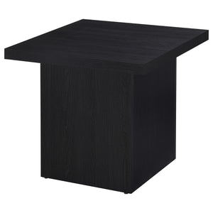 Coaster Max 2-Piece Rectangular Coffee & End Table Set Black