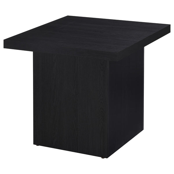 Coaster Max 2-Piece Rectangular Coffee & End Table Set Black