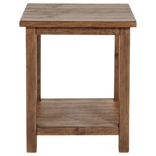 Coaster Payne 3-Piece Coffee & End Table Set Distressed Brown