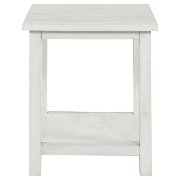Coaster Payne 2-Piece Coffee & End Table Set Distressed White