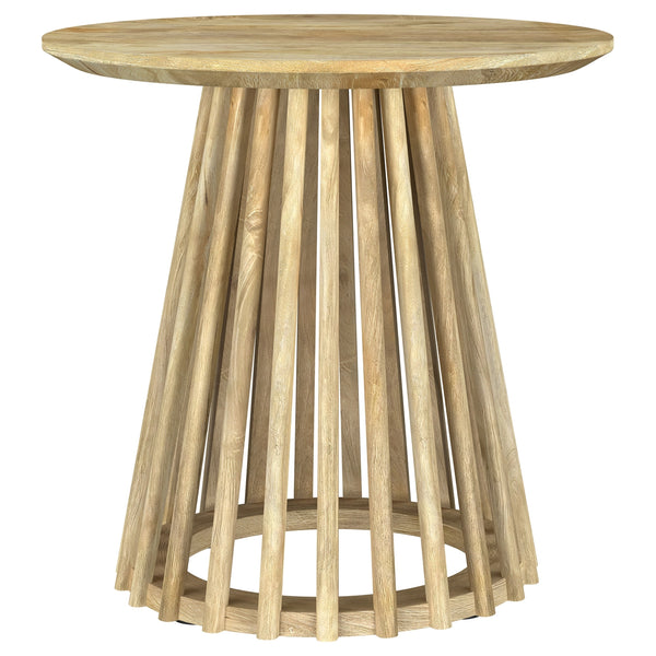 Coaster Touhy 2-Piece Round Coffee & End Table Set Natural Mango
