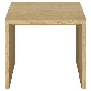 Coaster Canoga 3-Piece Lift Top Cocktail Coffee Table Set Light Oak