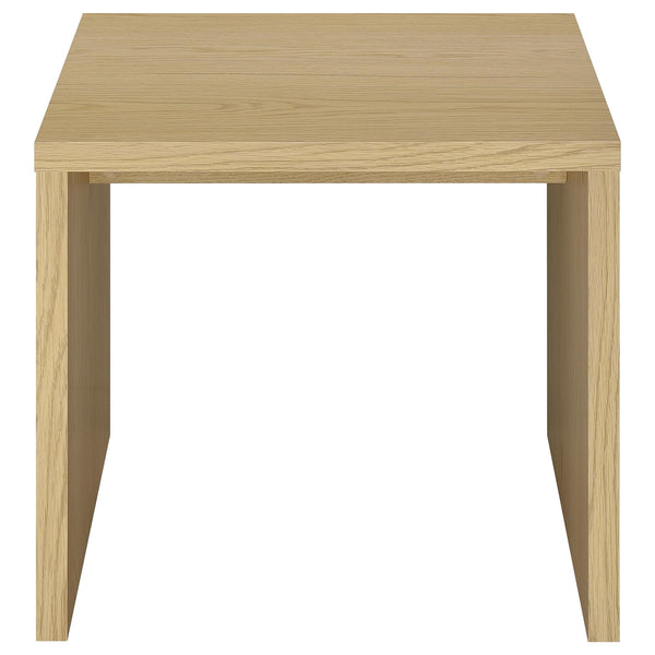 Coaster Canoga 3-Piece Lift Top Cocktail Coffee Table Set Light Oak