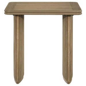 Coaster Adina 3-Piece Wood Coffee Table Set Distressed Light Brown
